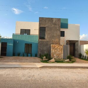 PRECIOSA CASA RESIDENCIAL EN PRADERAS DEL MAYAB EN PREVENTA, MODELO DUPA, EN CONKAL YUCATÁN