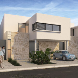 CASA DE TRES RECAMARAS EN VENTA, MODELO GIRASOL, PRADERAS DEL MAYAB, CONKAL, YUCATÁN