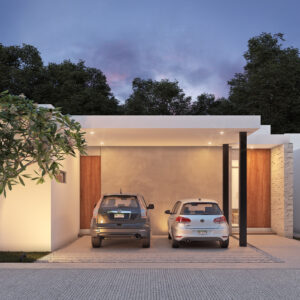CASA DE TRES RECAMARAS, LLAVE EN MANO, EN VENTA EN RESIDENCIAL ALBA, CONKAL, YUCATÁN.